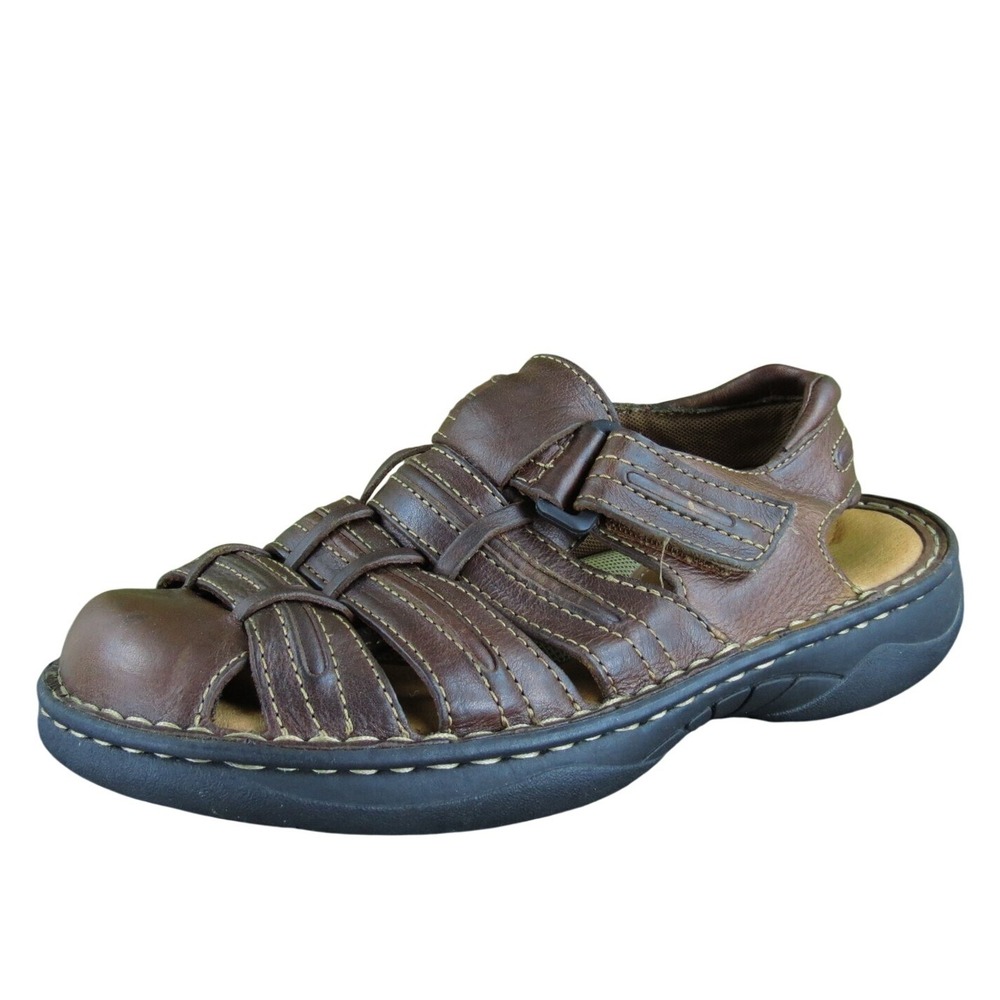 GBX Men's  Fisherman Brown Leather Size 9‎ Medium Gently Used 2025